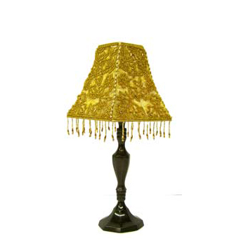 Candle Lamp Gold Bead