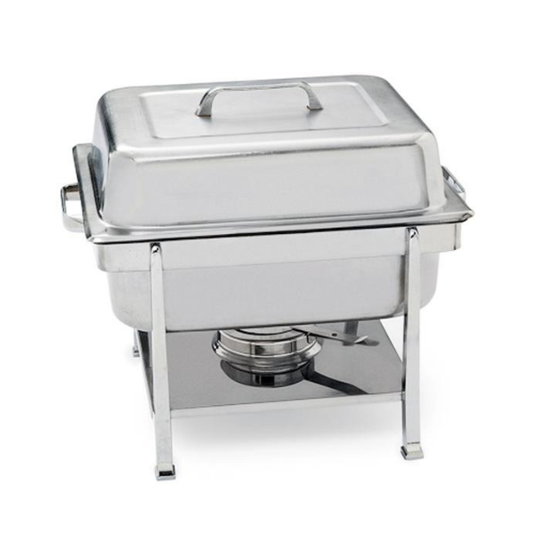 Stainless Steel 4Qt Square Chafer