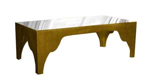 Soiree Coffee Table | Gold