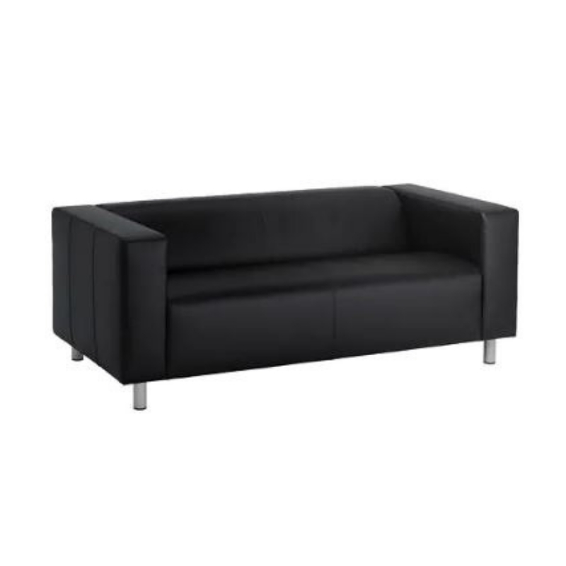 Leather Sofa | Black