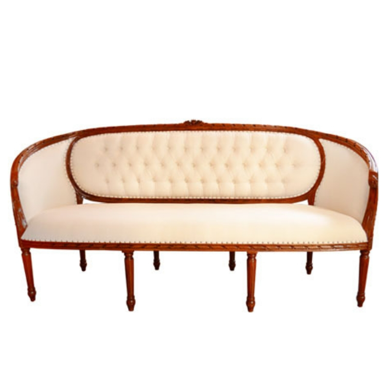 Regency Sofa Blonde Wood
