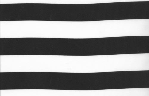 Black + White 1″ Stripe Linen