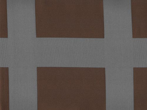 Brown + Silver Window Linen