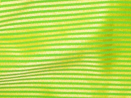Lemon + Lime 1/8″ Stripe Poly Cotton Linen