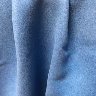 Light Blue Suede Linen