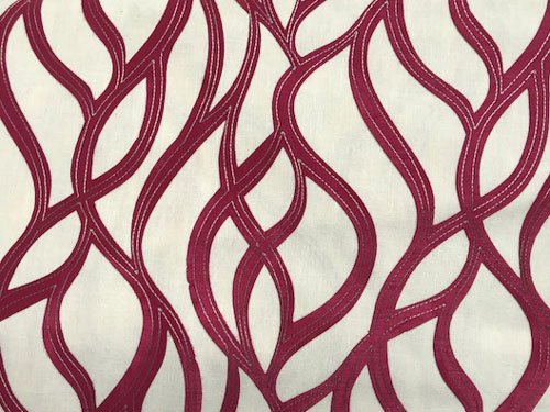 Raspberry Cascade Linen