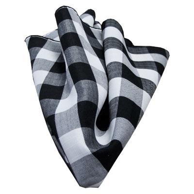 Black + White 3″ Stripe Linen Cotton