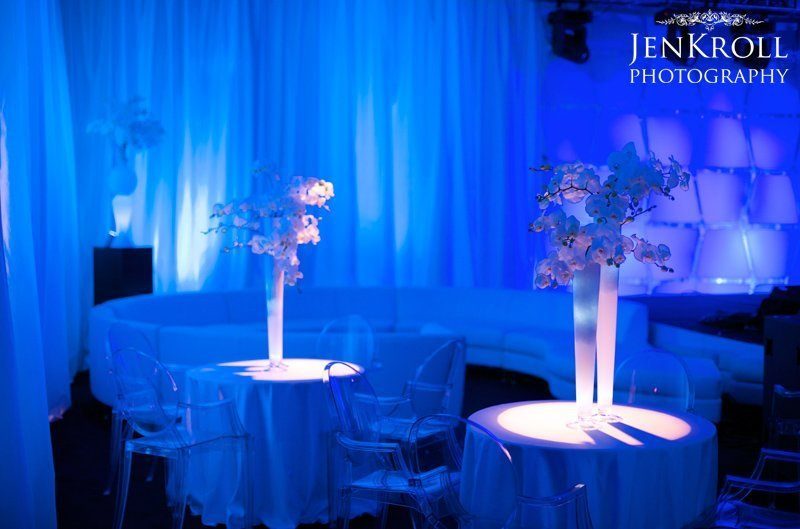 Custom table centerpieces for events at Amway Grand Hotel