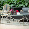 Angles Coffee Table Rose Gold