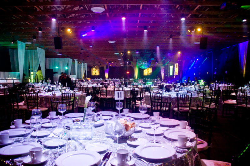 Tabletop curation for a corporate event in Detroit