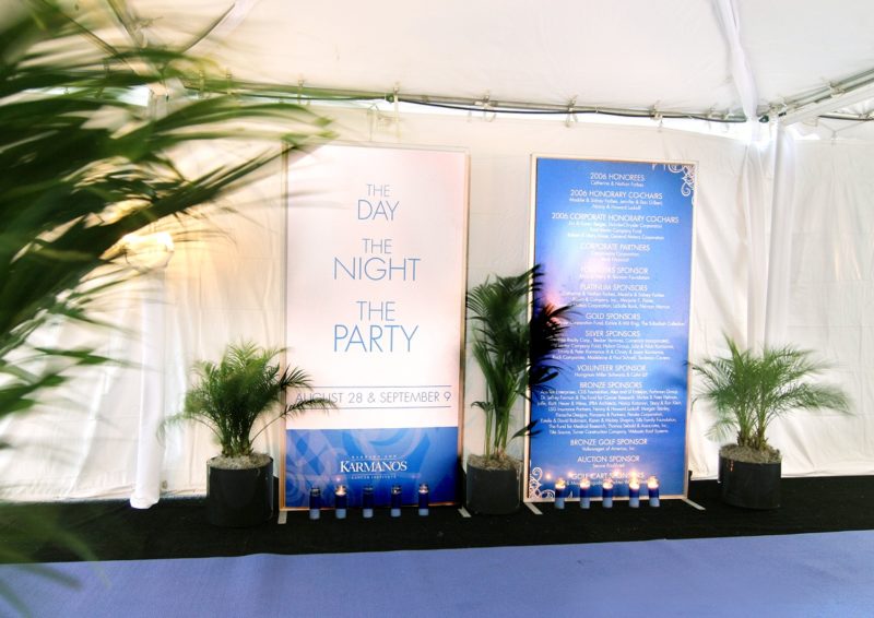 Signage and graphic design for a corporate event