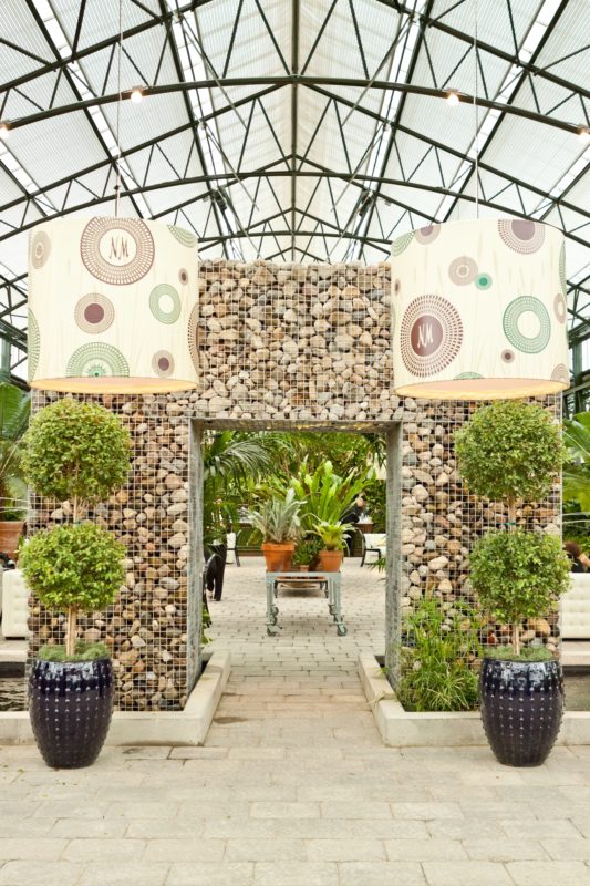 Entryway for corporate events at Planterra Conservatory