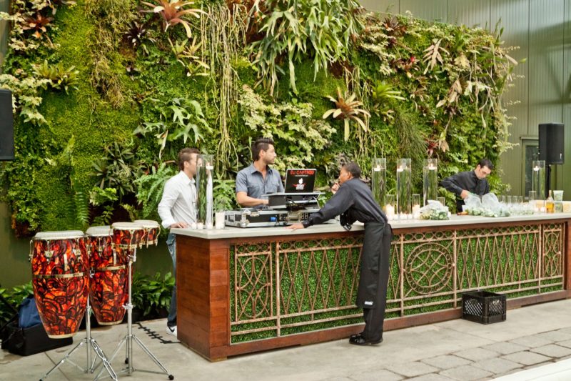 Bar for corporate event at Planterra Conservatory