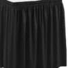 Bar Shirred Skirt | Orange Poly