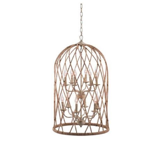 Rope Cage Ceiling Lamp