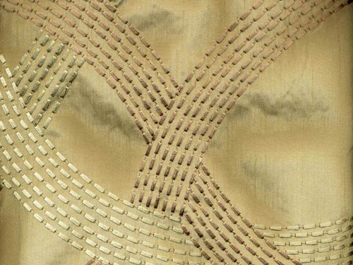 Fern Swirl Embroidered Linen