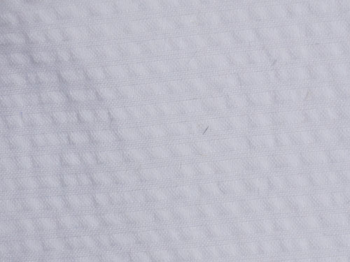 White Pucker Stripe Linen