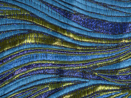 Peacock Waves Linen