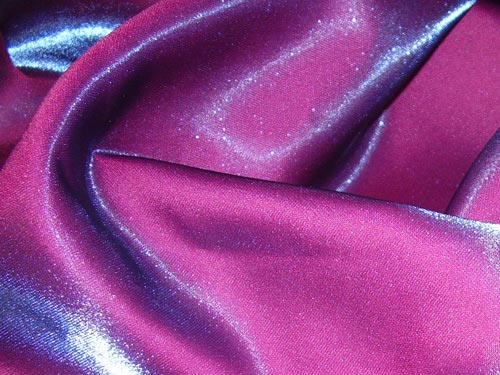 Fuchsia/Royal Iridescent Satin Linen