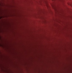 Dark Red Suede Pillow