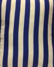 Royal & White Stripe Pillow