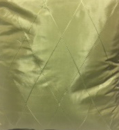 Key Lime Taffeta W Diamond Pillow