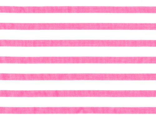 Hot Pink & White 1/4″ Stripe P/C