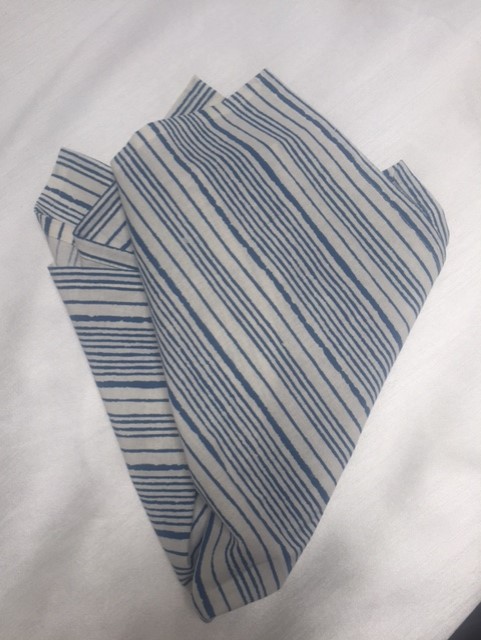 Blue Stripe Design Napkin