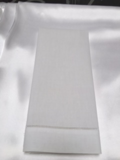 White Hemstitch Towel