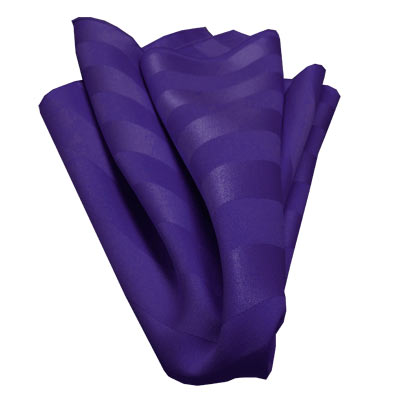 Purple Satin Stripe Napkin