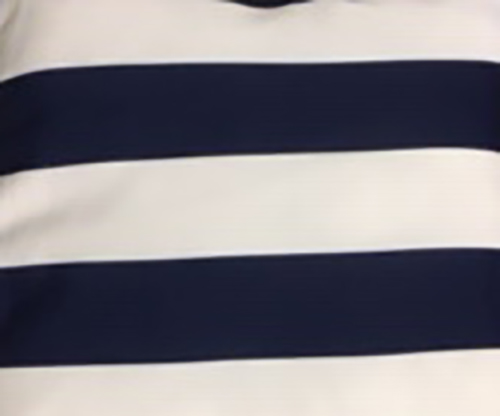 Navy Stripe Pillow 3″