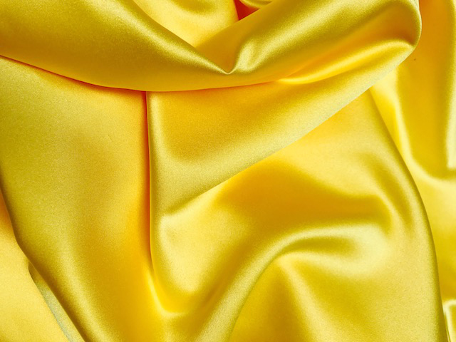 Lemon Matte Satin Sash