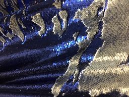 Sequins Switch Navy / Silver Linen