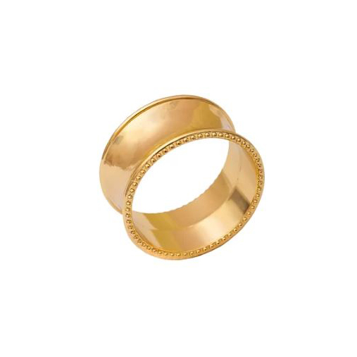 Napkin Ring | Gold Bead