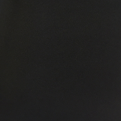 Bar Shirred Skirt | Black Poly