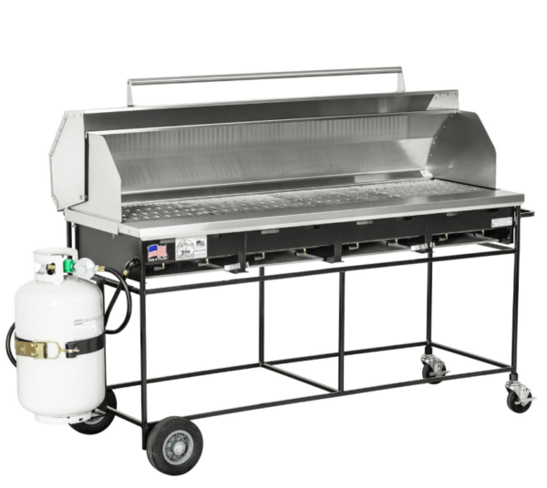 6' Propane Grill | Stainless Steel w/Hood