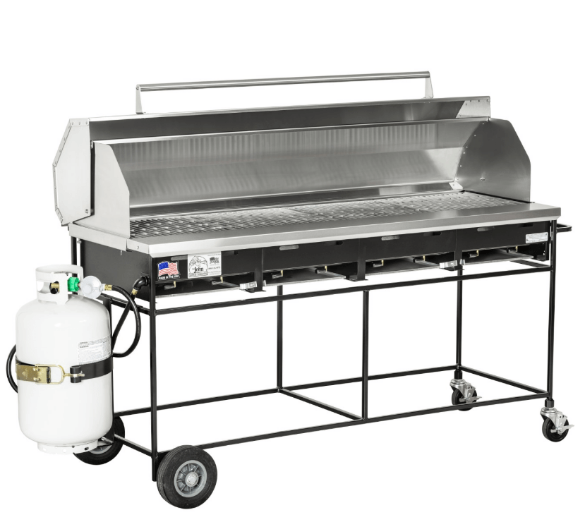 6′ Propane Grill | Stainless Steel w/Hood