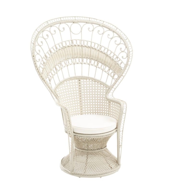 Ivory Peacock Chair