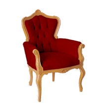 Windsor | Queen Chair Red