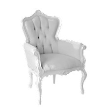 Windsor | Queen Chair White