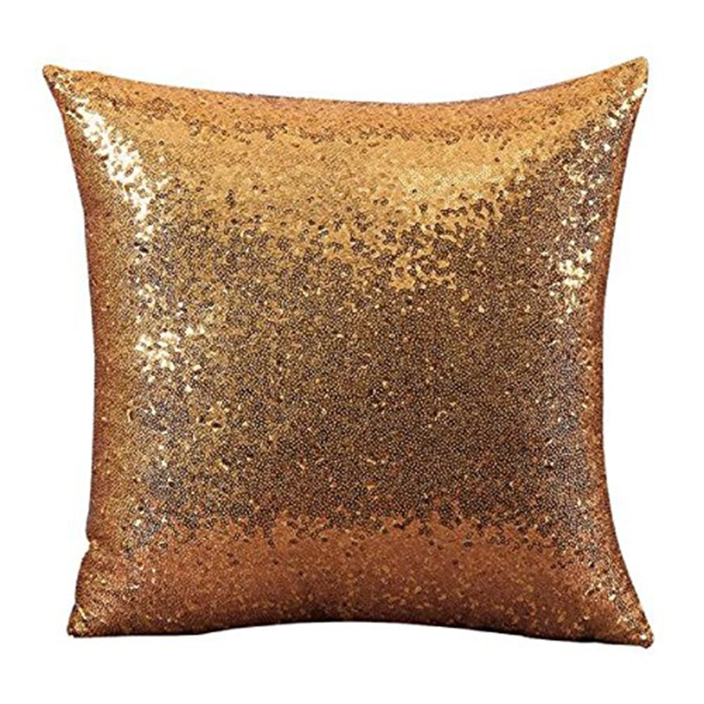 Gold Sequin Pillow