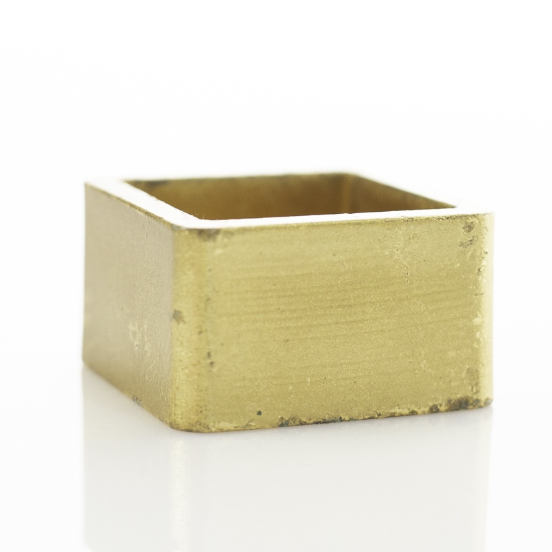 Napkin Ring | Gold Square
