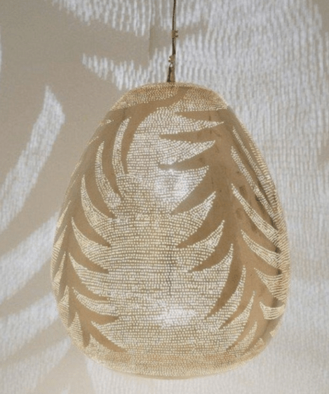 Gold Leaf Pendant Large