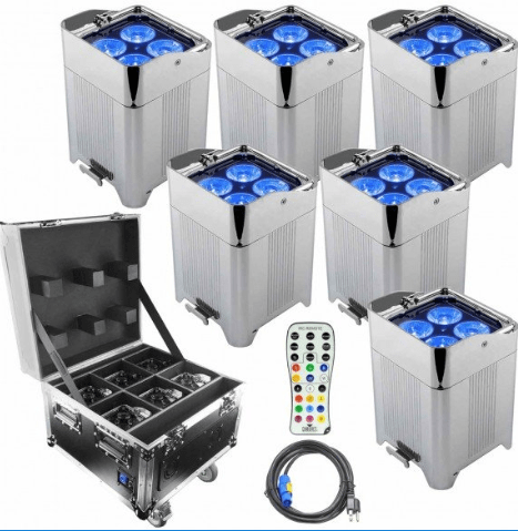 LED Battery Operated Chauvet Uplight | Case Of 6