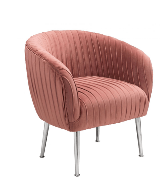 Corina Pink Arm Chair