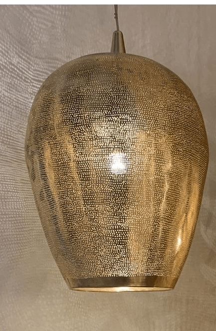 Gold Dome Pendant Light