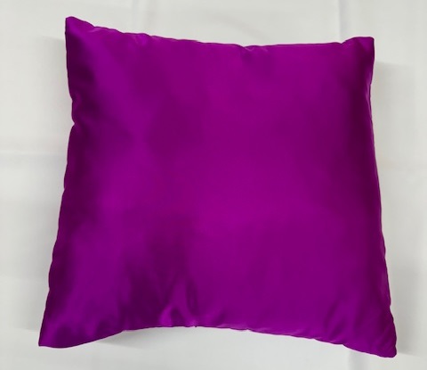 Magenta Matte Satin Pillow