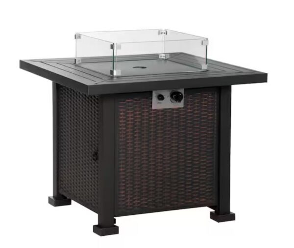 Wicker Propane Fire pit