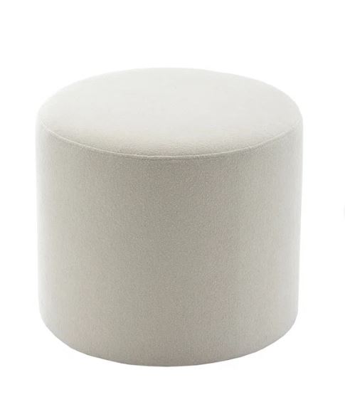 Cream Ottoman