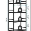 Black Arch Shelf | 5-Teir
